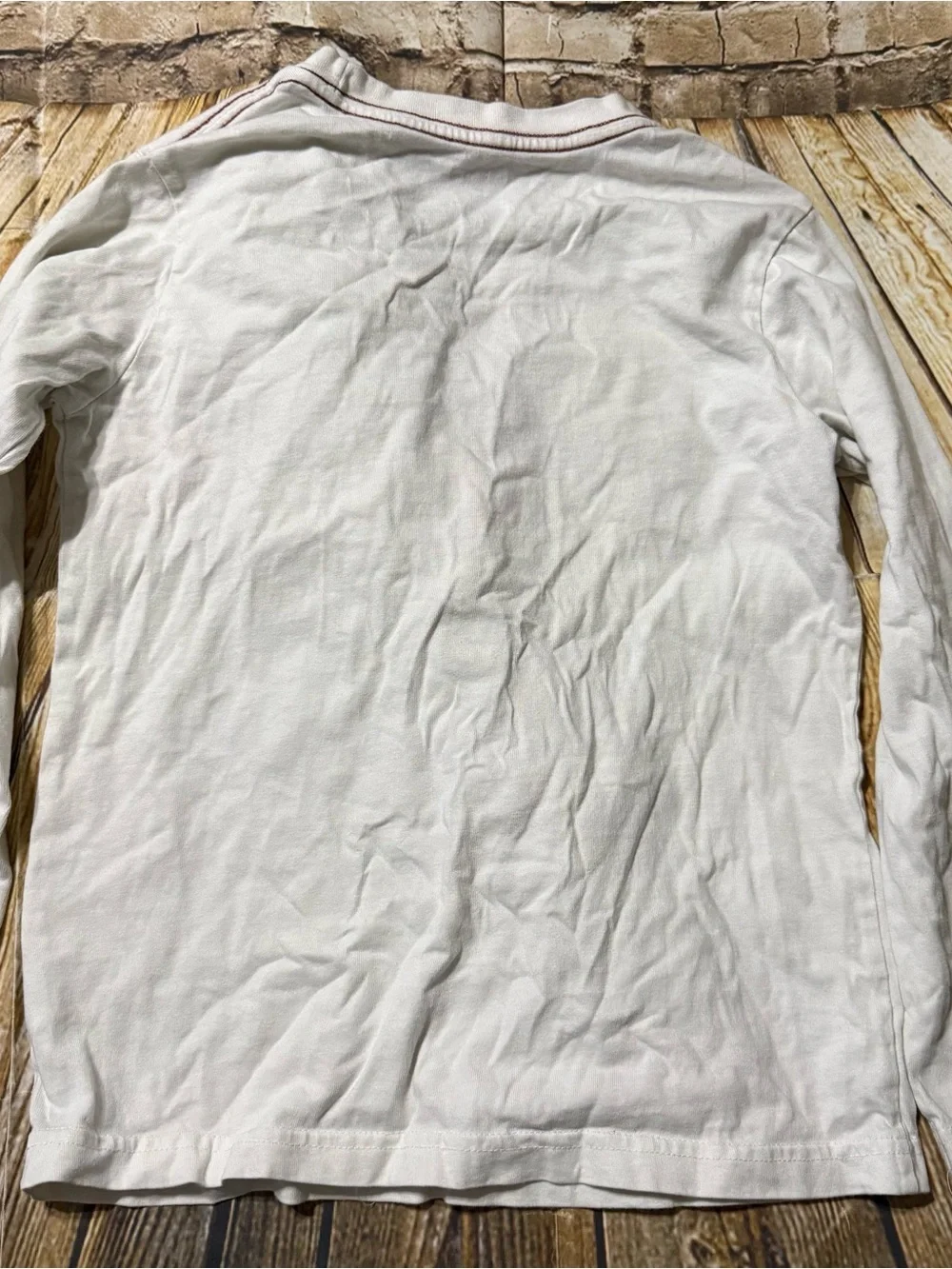 Gymboree White Embroidered Cowboy Sheriff Western Long Sleeve T Shirt